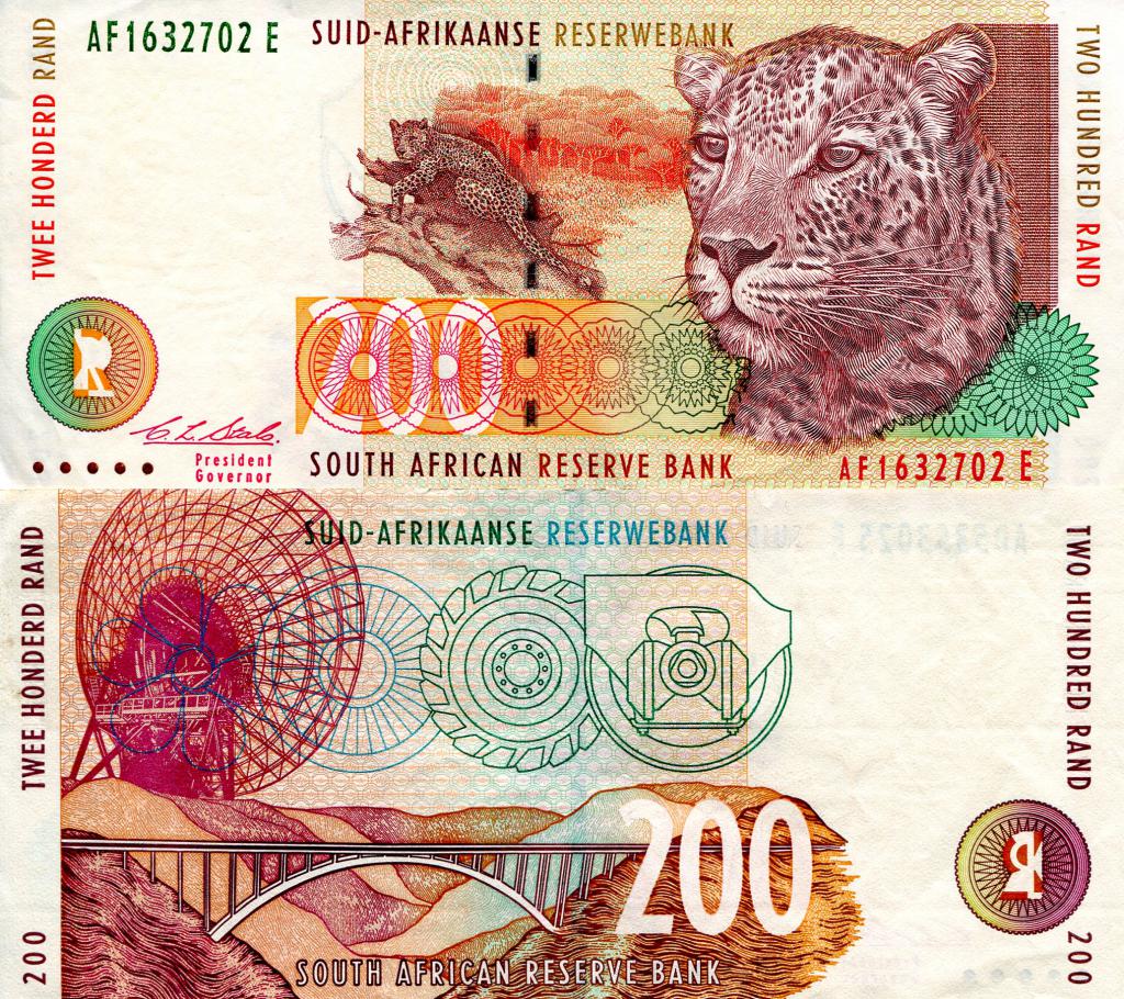 банкнота 200 рендов