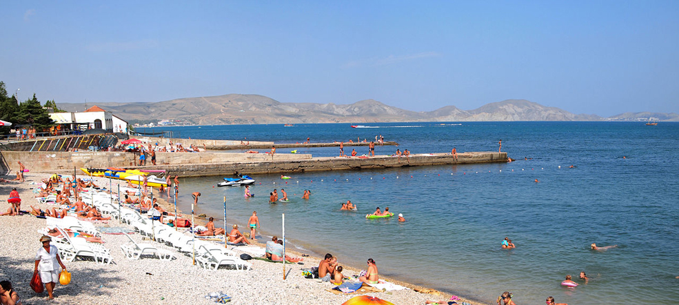крымский пляж