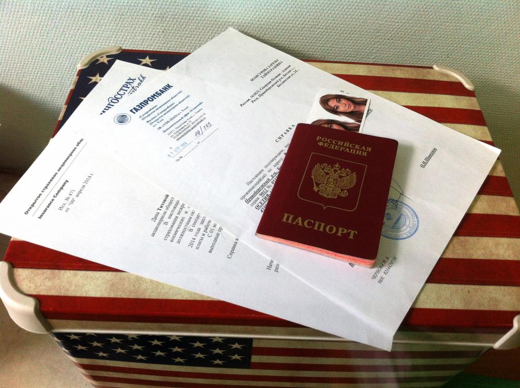 пакет документов для получения бизнес визы в сша