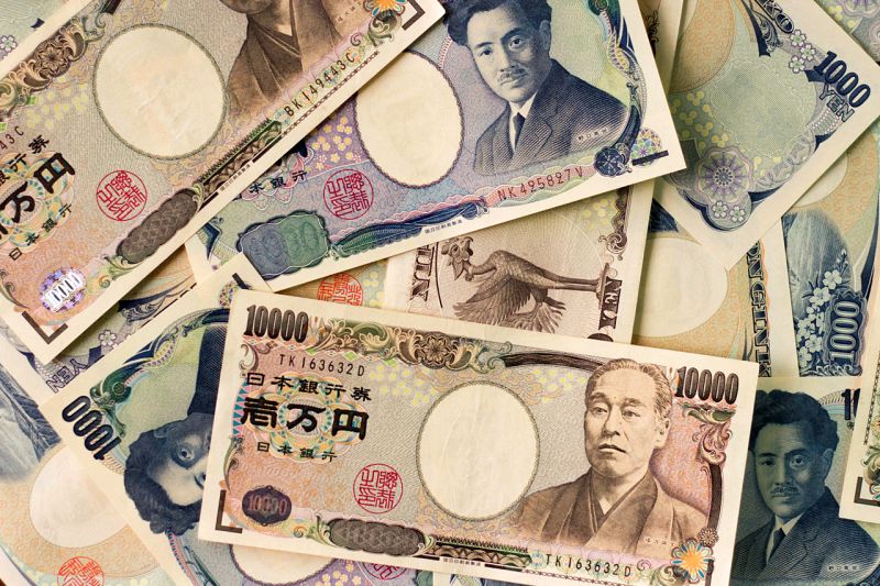 японские банкноты