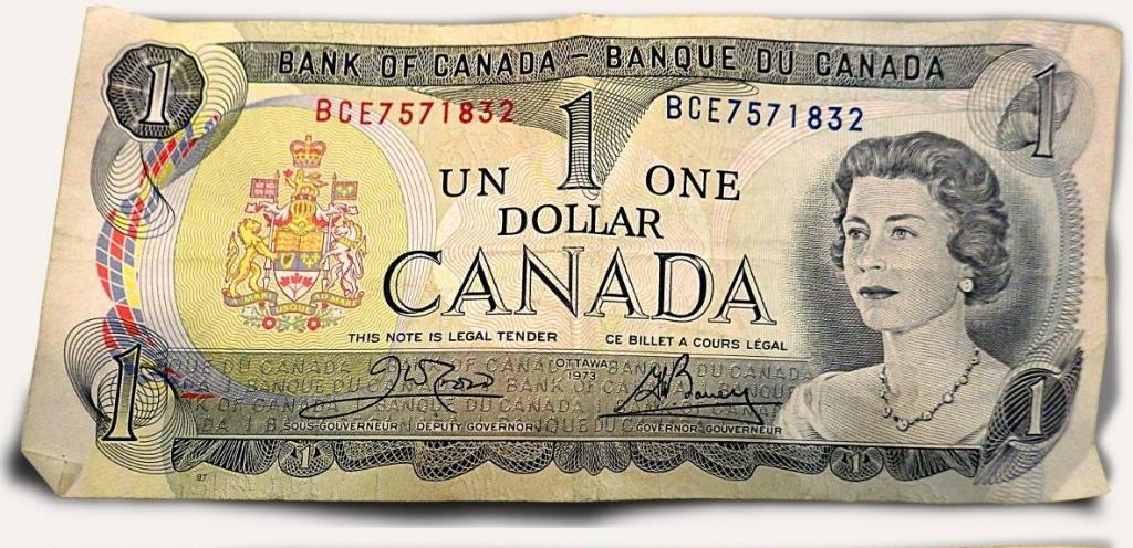 Канадский доллар фото купюр