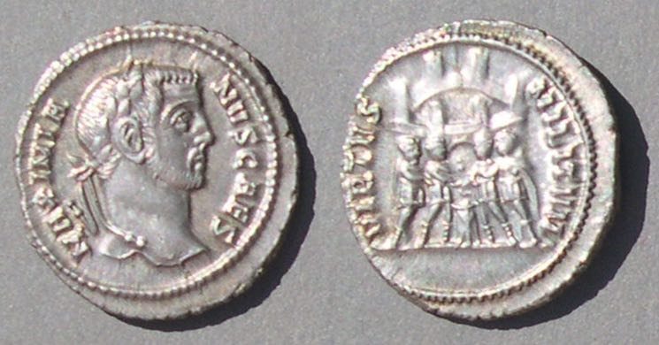 Римская серебряная монета - милим