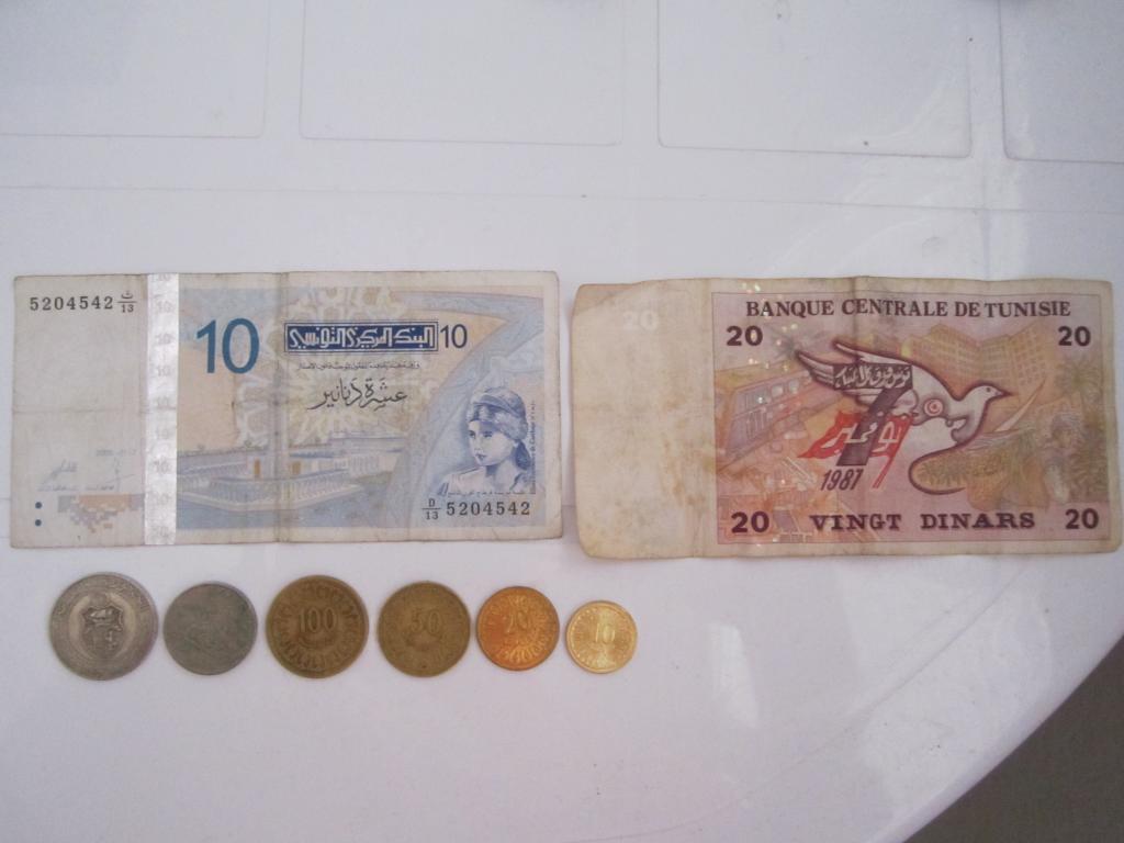 Реальное фото денег Туниса