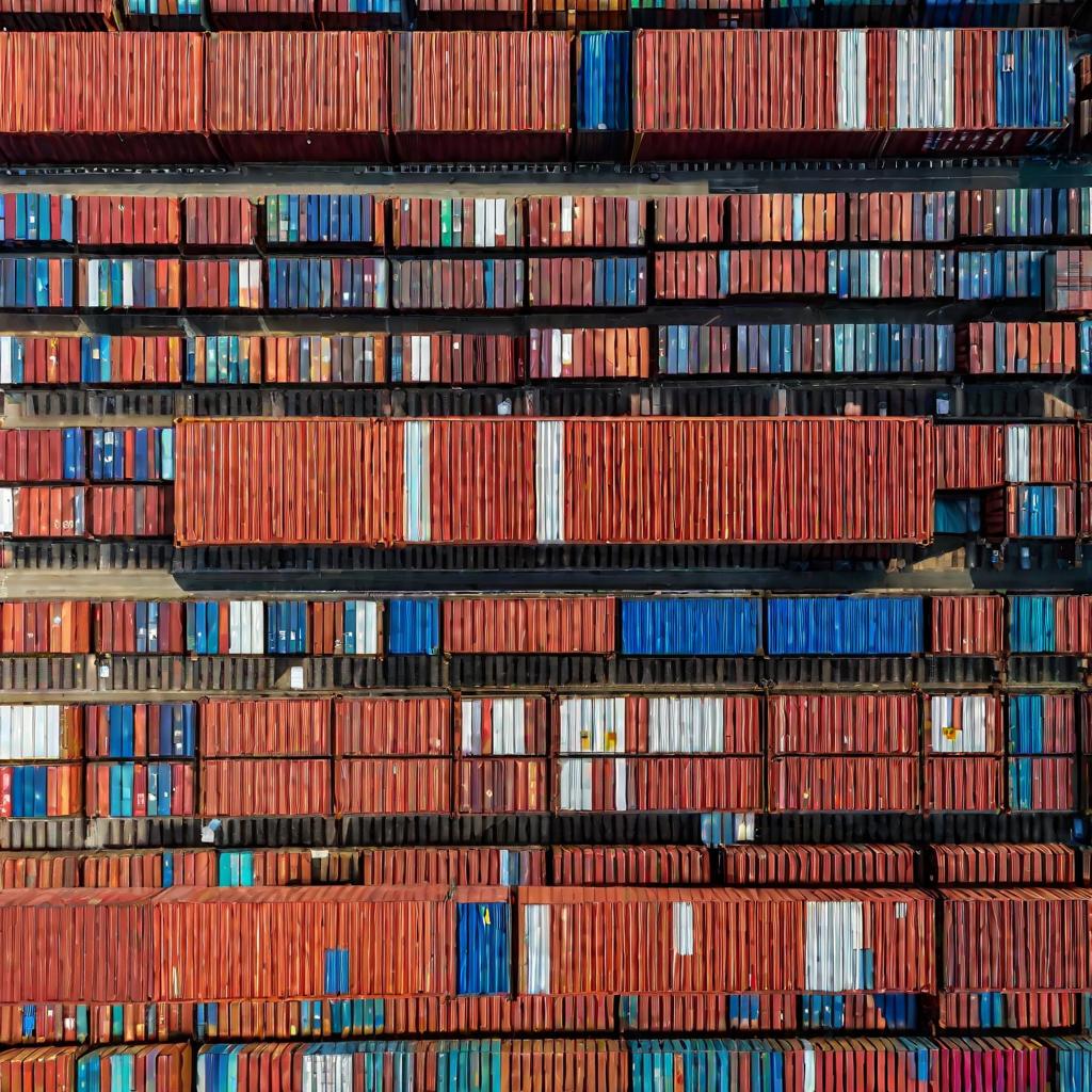 Склад международной логистики с грузовыми поездами и кораблями, осуществляющими мировые поставки товаров с использованием трансферабельных аккредитивов.